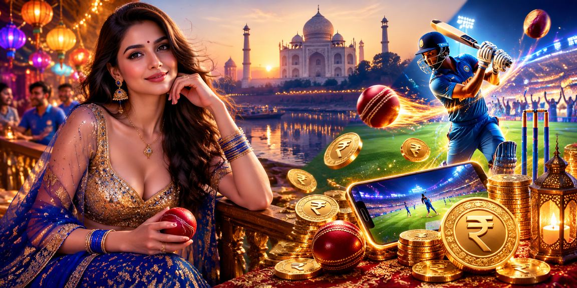 User playing online betting games on a mobile device